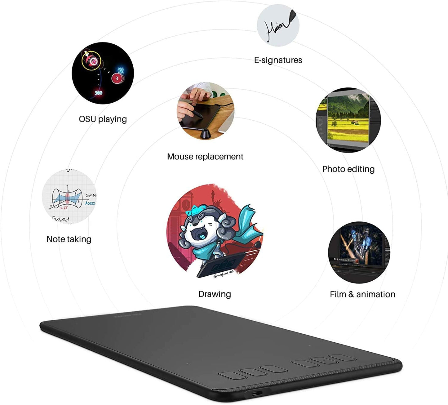 HUION Inspiroy H640P Drawing Tablet