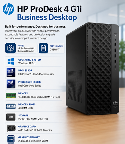 HP ProDesk 4 G1i Business Desktop – D46U1AT