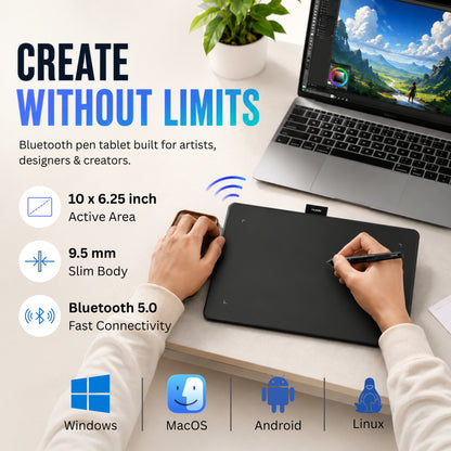 Huion Inspiroy Frego Medium Wireless Tablet