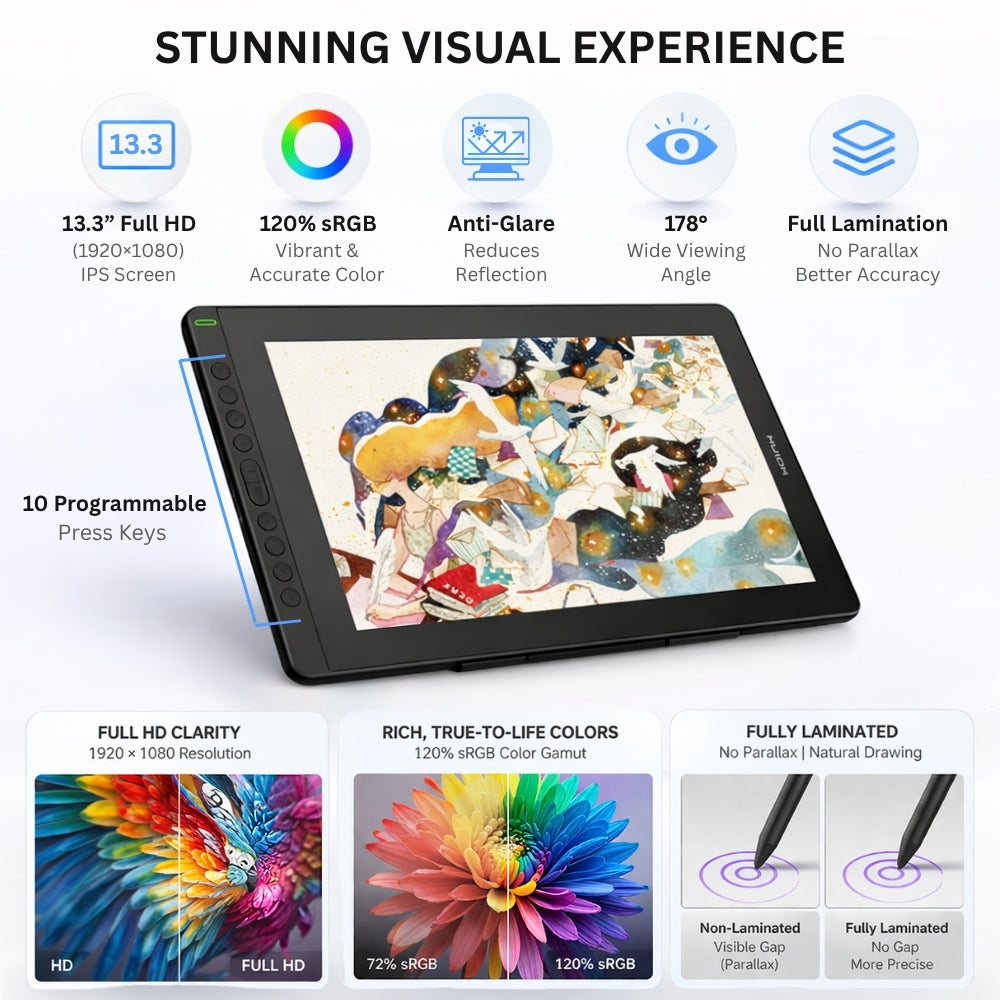 Huion Kamvas 16 (2021) Pen Display Tablet