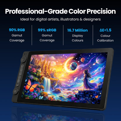 Huion Kamvas 16 (Gen 3) – 15.8" QHD Pen Display Tablet