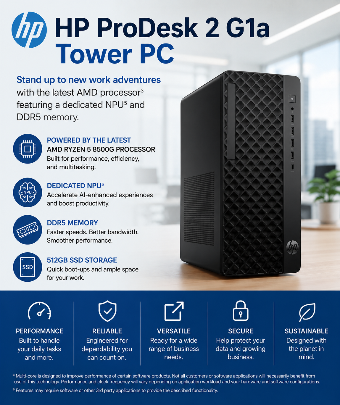HP ProDesk 2 G1a Tower PC – D1VT8AT