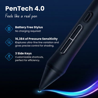 Huion Kamvas 16 (Gen 3) – 15.8" QHD Pen Display Tablet