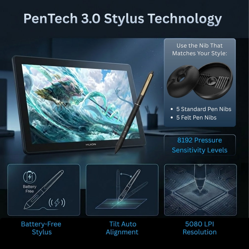 Huion Kamvas Pro 24 4K UHD Pen Display