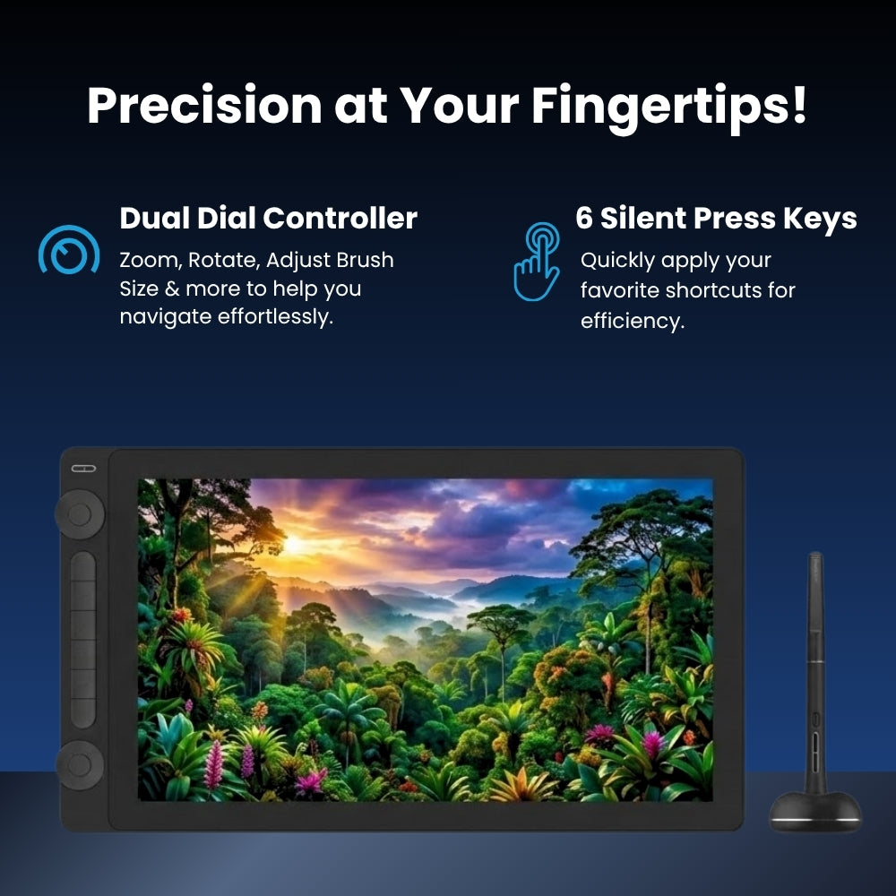 Huion Kamvas 16 (Gen 3) – 15.8" QHD Pen Display Tablet