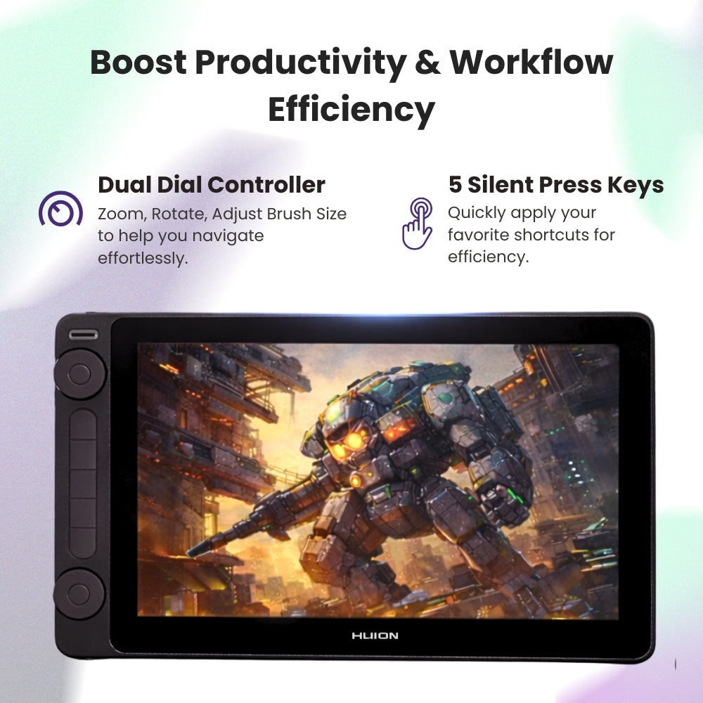 Huion Kamvas 13 (Gen 3) – 13.3” FHD Graphic Pen Display