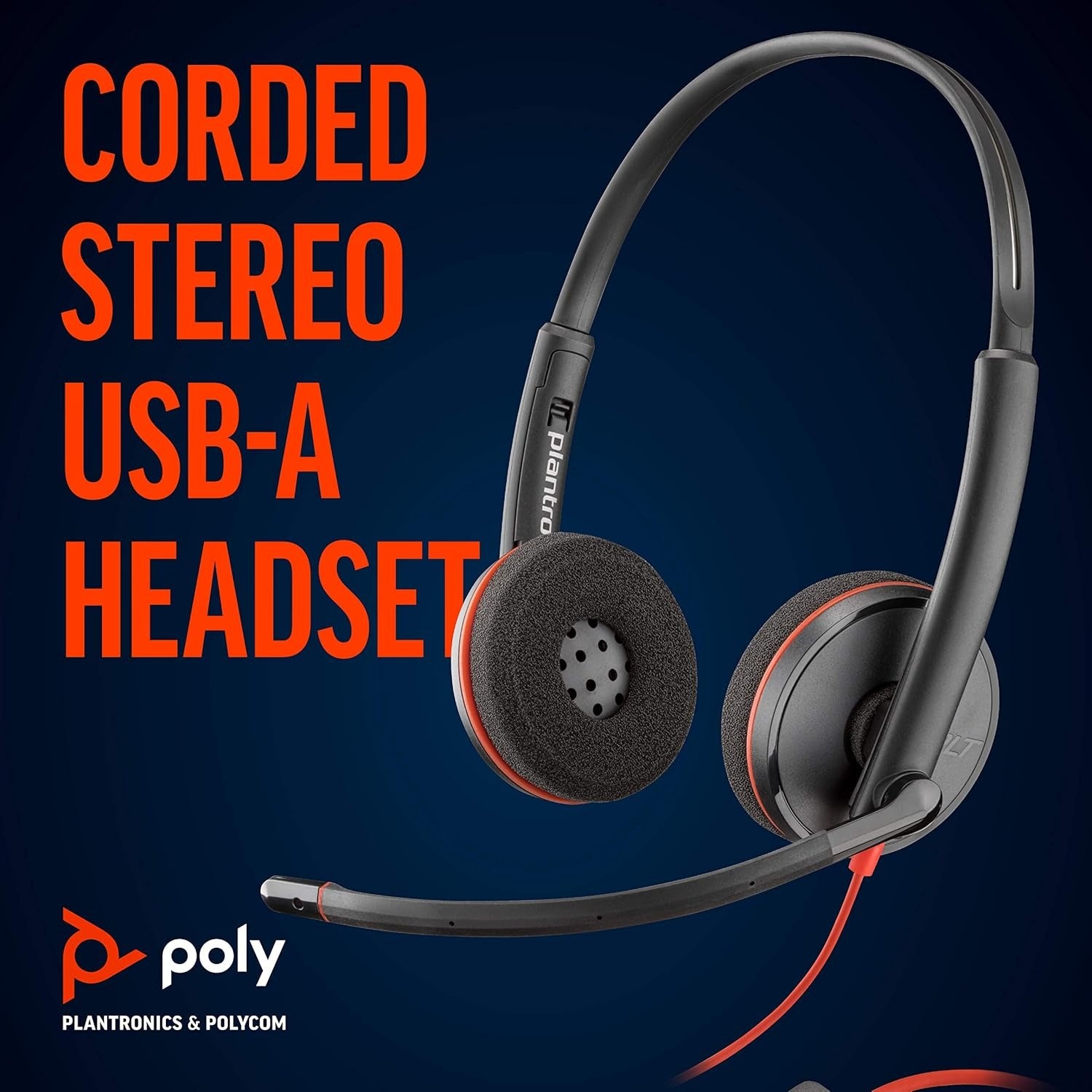 Poly Blackwire 3220 Stereo