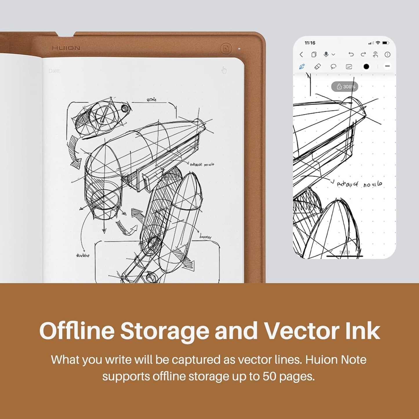 Huion Note X10 Smart Digital Notebook