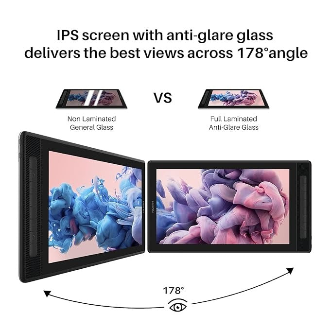 Kamvas Pro 16 (2.5K) – QHD Drawing Tablet with QLED Screen for Creatives
