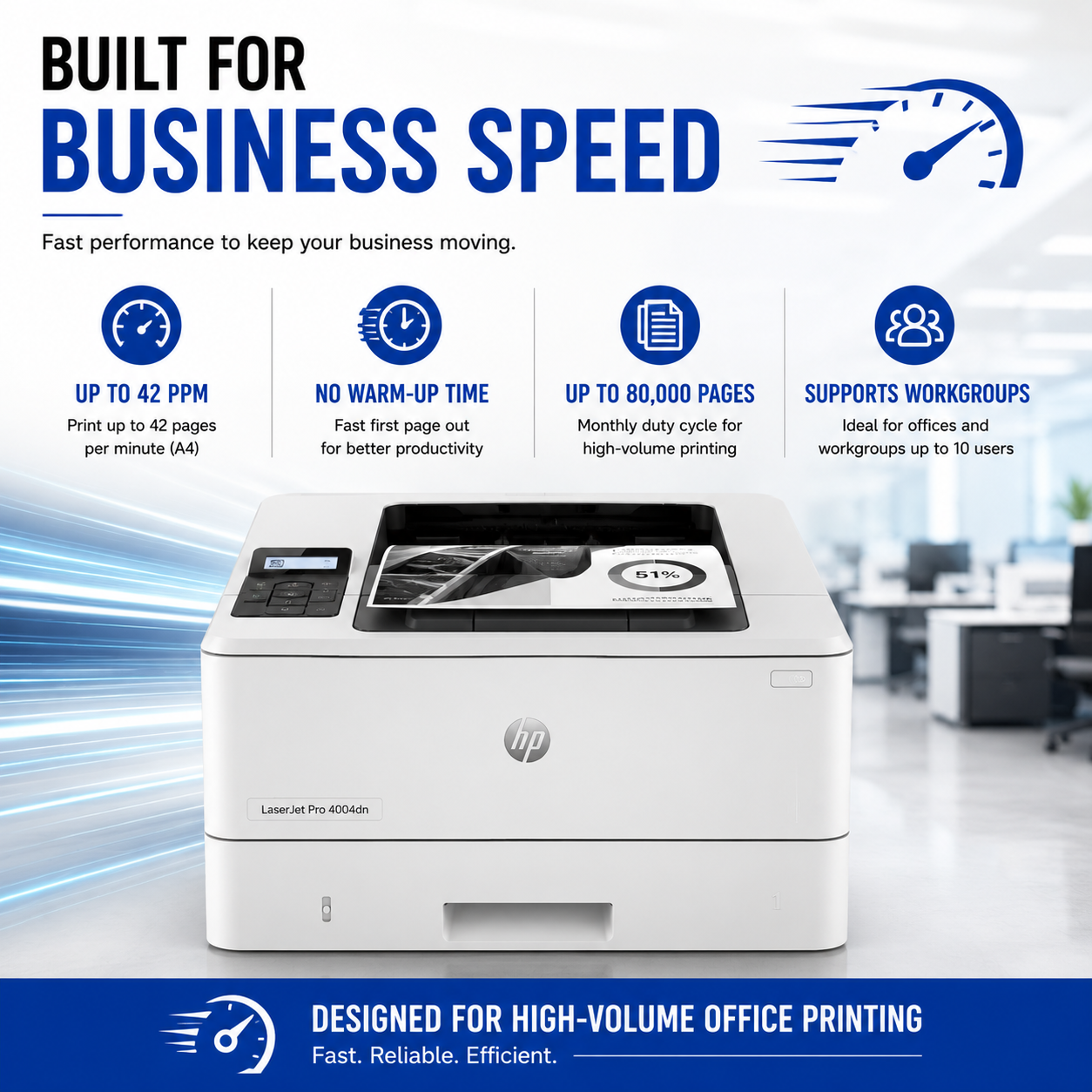 HP LaserJet Pro 4004dn Printer – 2Z614A