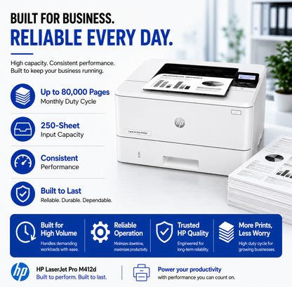 HP LaserJet Pro M412d Printer – 2Z613A
