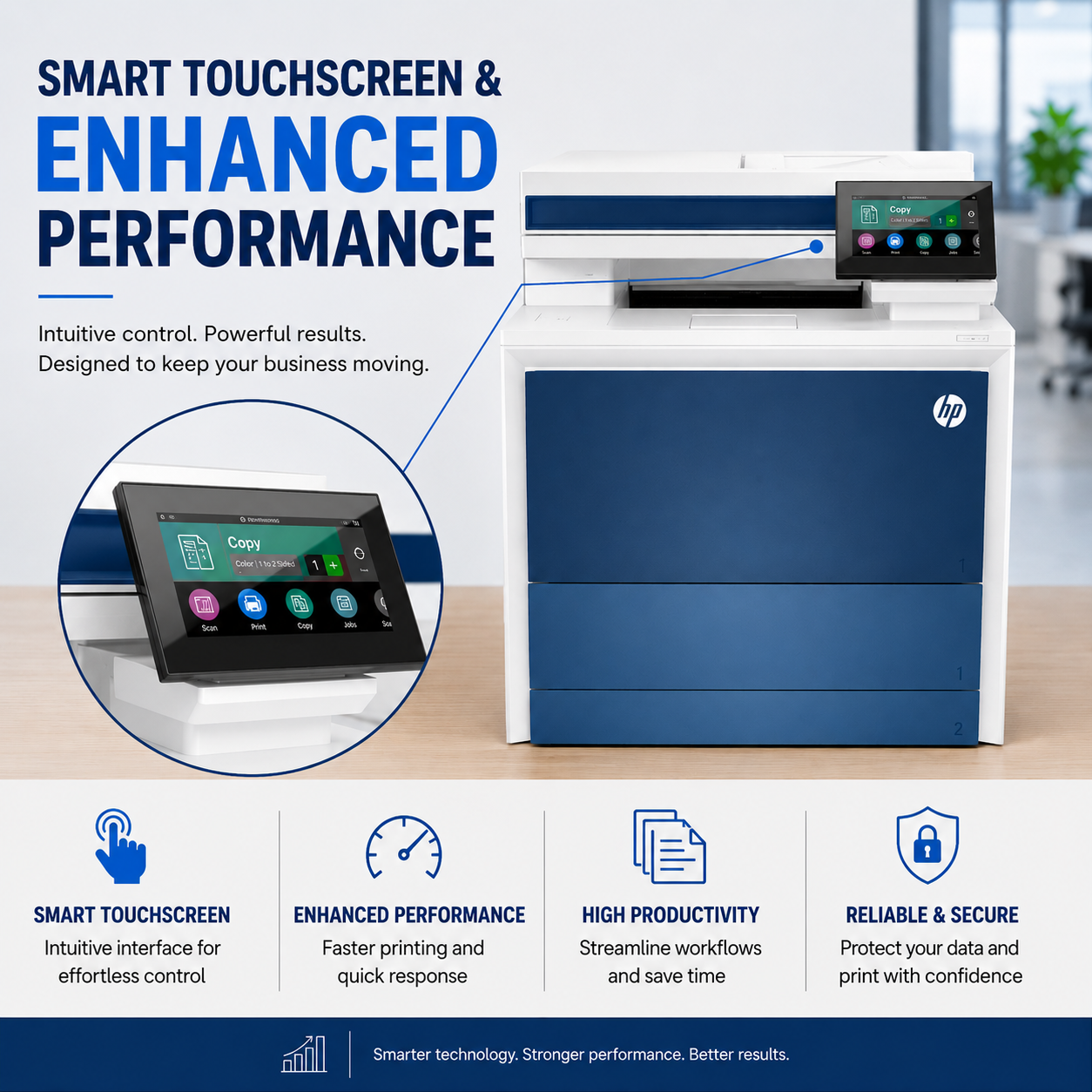 HP कलर लेजरजेट प्रो MFP 4303dw प्रिंटर (5HH65A)