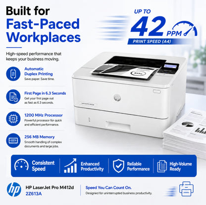 HP LaserJet Pro M412d Printer – 2Z613A