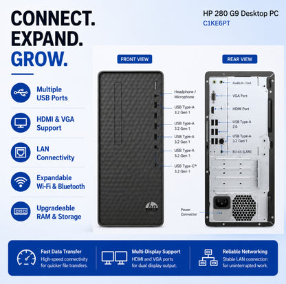 HP 280 G9 Desktop PC – C1KE6PT