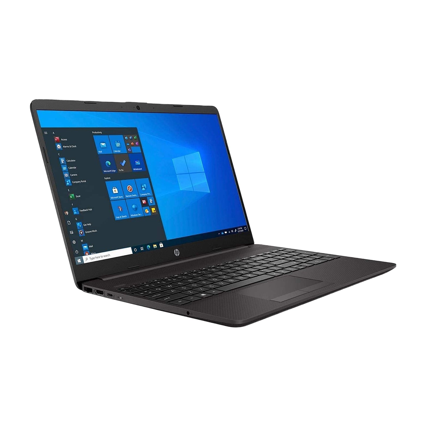 Black laptop with Windows operating system, Intel processor, lightweight design, durable build, ideal for business and everyday use.