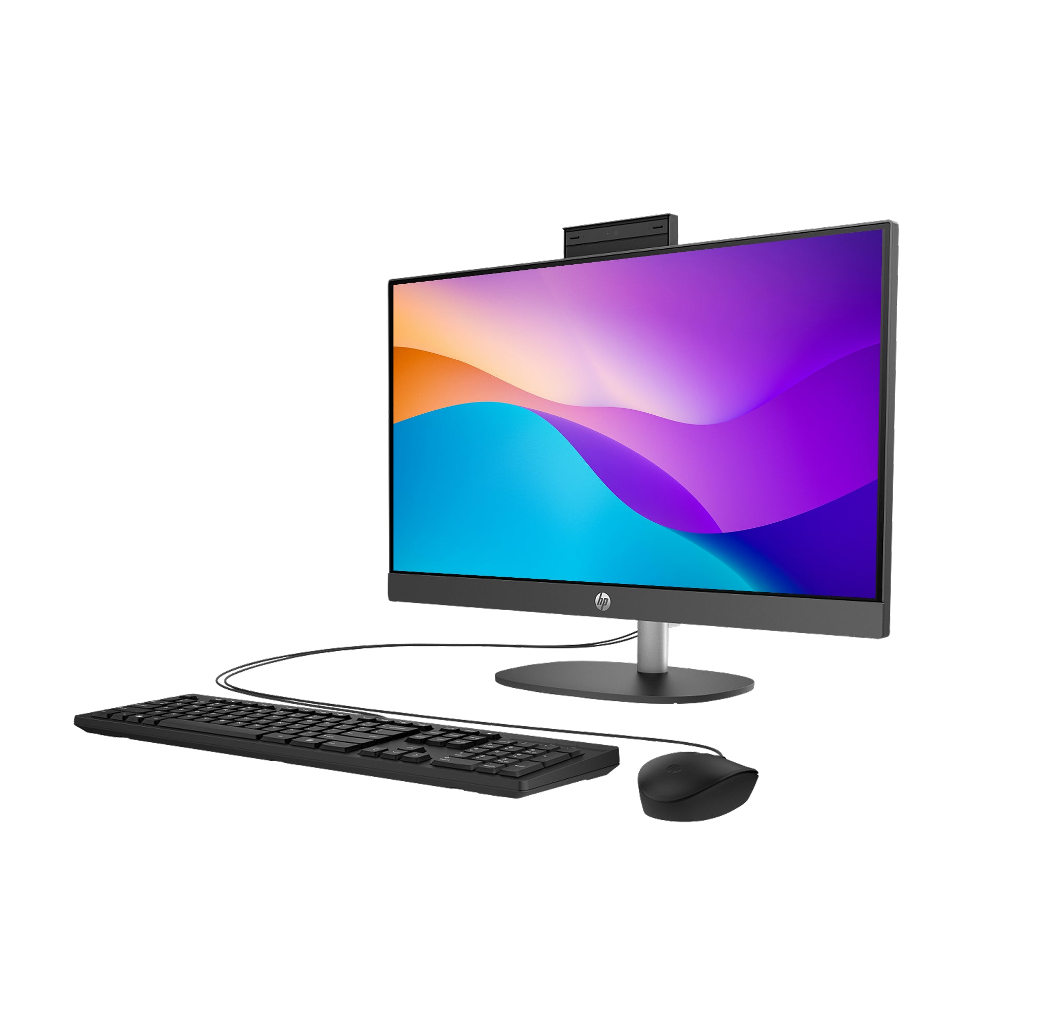 All-in-One Desktop PC with 23.8-inch FHD display, Intel processor, sleek design, ideal for business and home office use