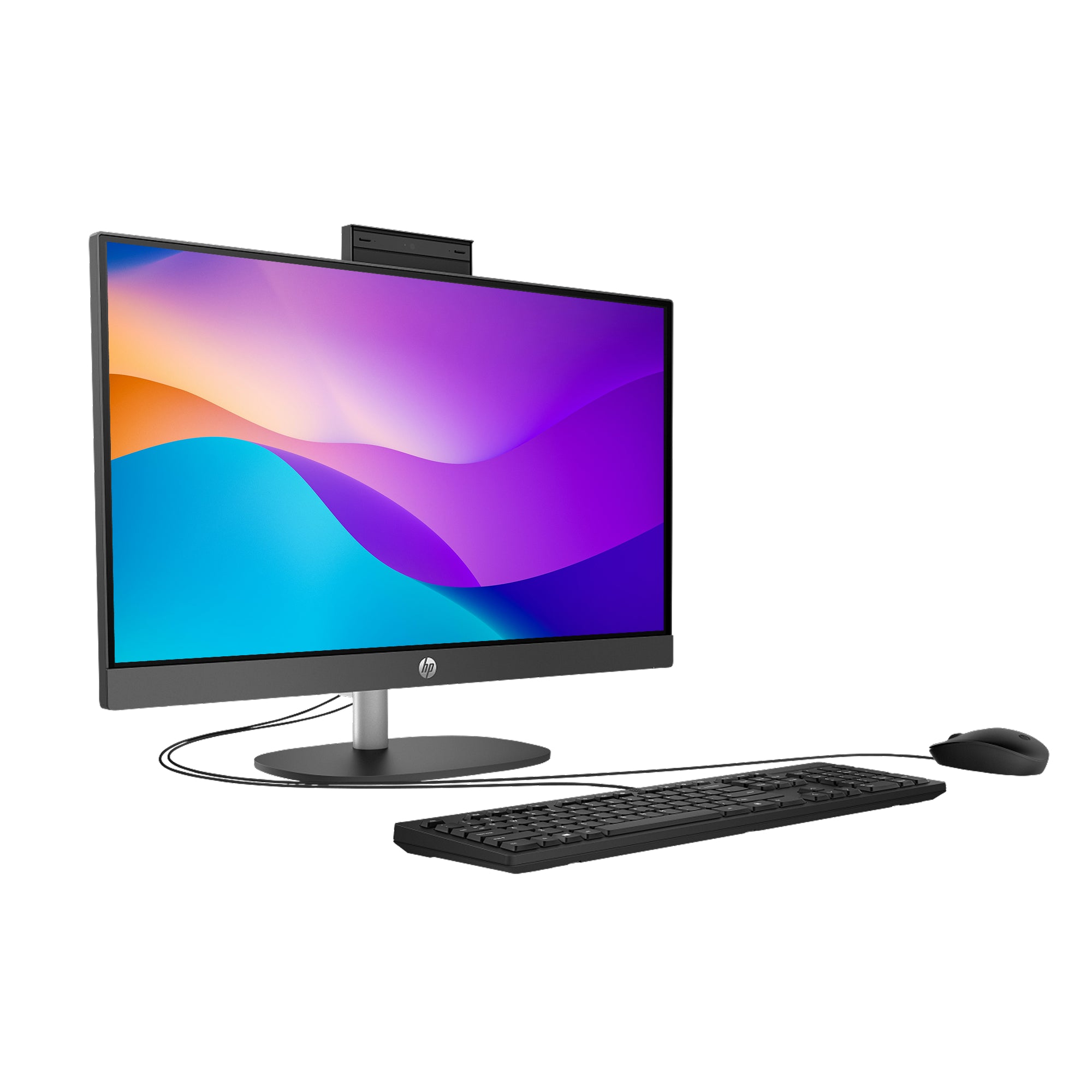 HP ProOne 240 G10 All-in-One Desktop PC (9J051PA) with 23.8-inch FHD display, Intel processor, sleek design, ideal for business and home office use