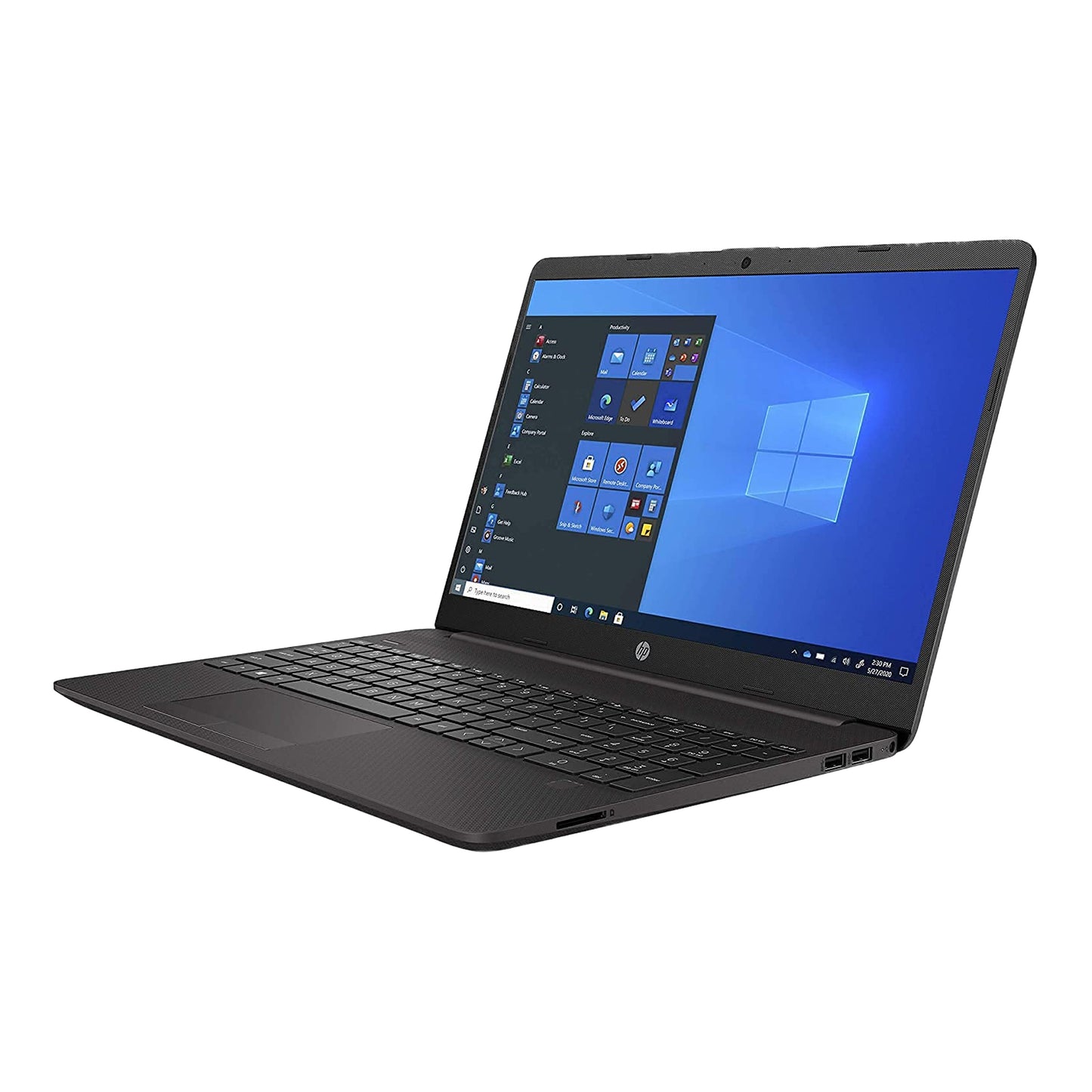 Black laptop with Windows operating system, Intel processor, lightweight design, durable build, ideal for business and everyday use.