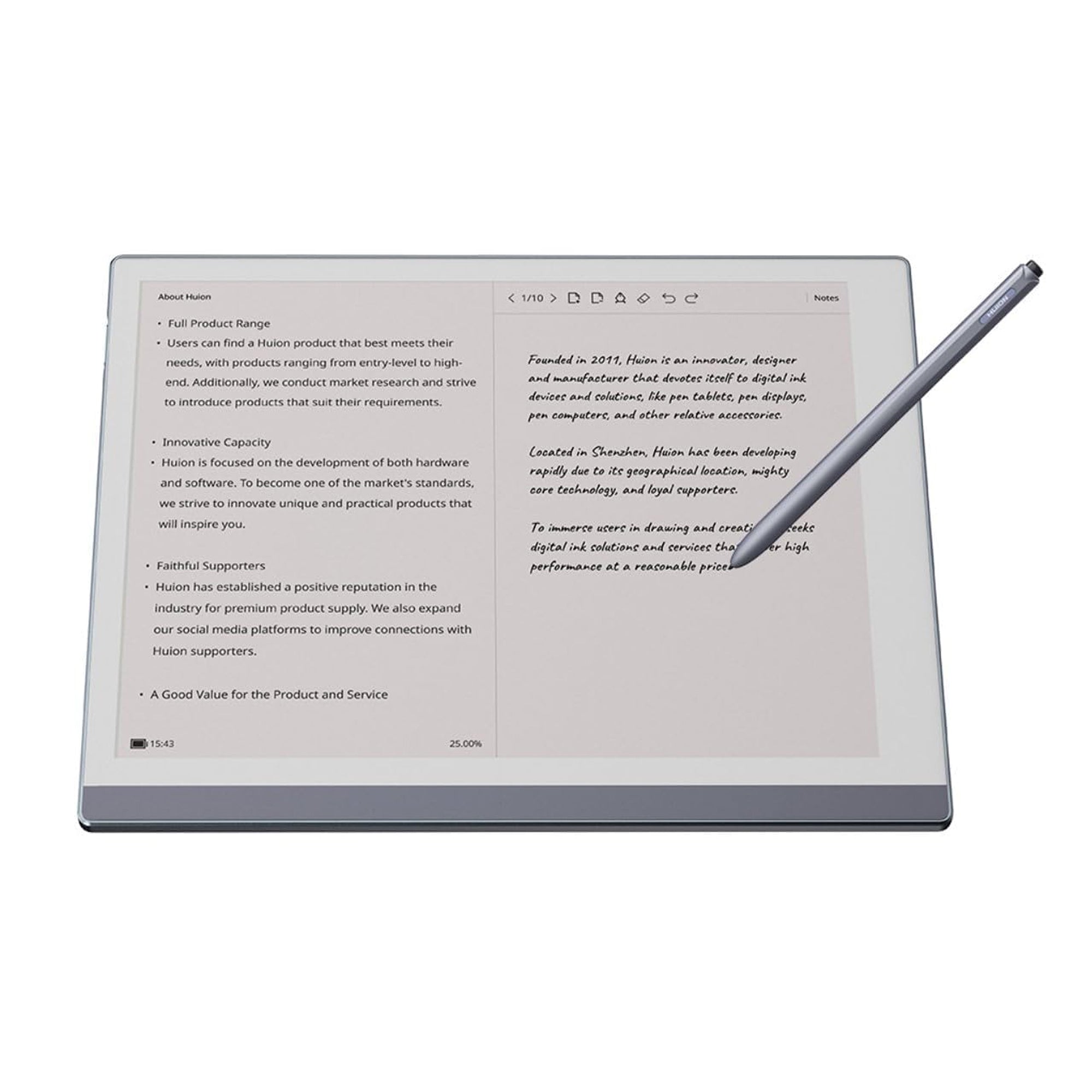 Huion Kamvas Ink - The Original Paper Tablet