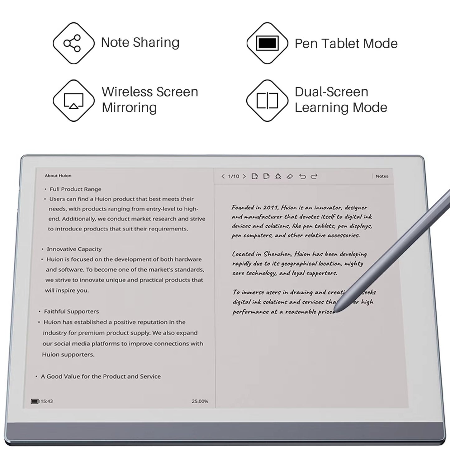 Huion Kamvas Ink Android Tablet (EB1010)