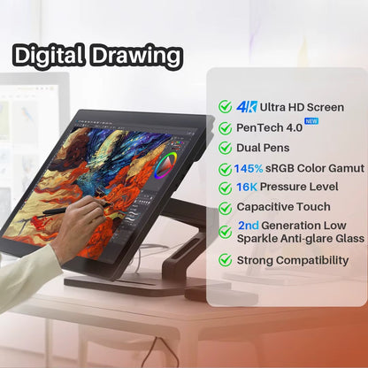 Huion Kamvas Pro 27 4K Pen Display Tablet