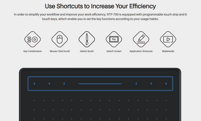 Huion Inspiroy RTP-700 Graphic Tablet