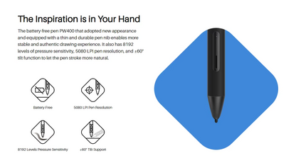 Huion Inspiroy RTP-700 Graphic Tablet