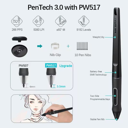 Huion Kamvas 22 Plus Pen Display Tablet