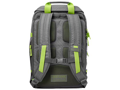 HP 39.62 cm(15.6) in Green/Gray Odyssey Backpack (L8J89AA)